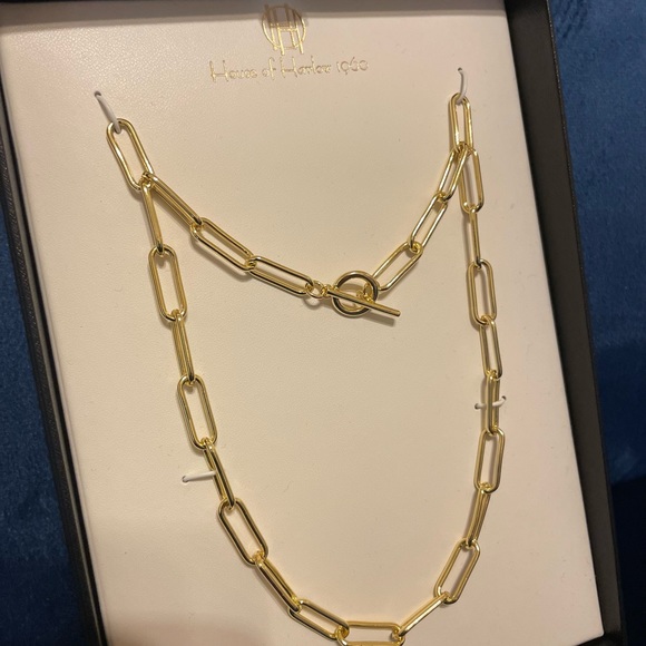 House of Harlow Paper Clip Necklace - Picture 4 of 5